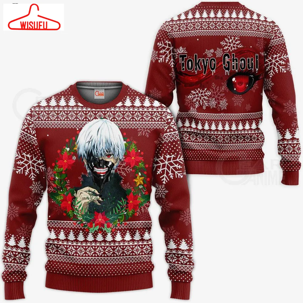 Tokyo Ghoul Ken Kaneki Cool Ugly Christmas Sweater