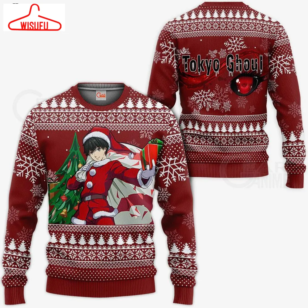 Tokyo Ghoul Ken Kaneki Santa Ugly Christmas Sweater