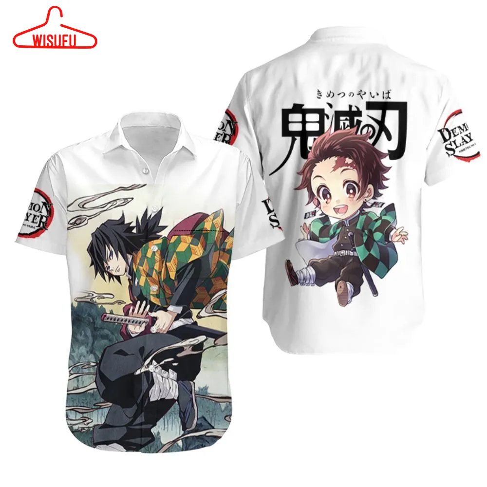 Tomioka Giyu Kimetsu No Yaiba Hawaiian Shirt, New Hawaiian Holiday Outfits, New Fashion Gifts