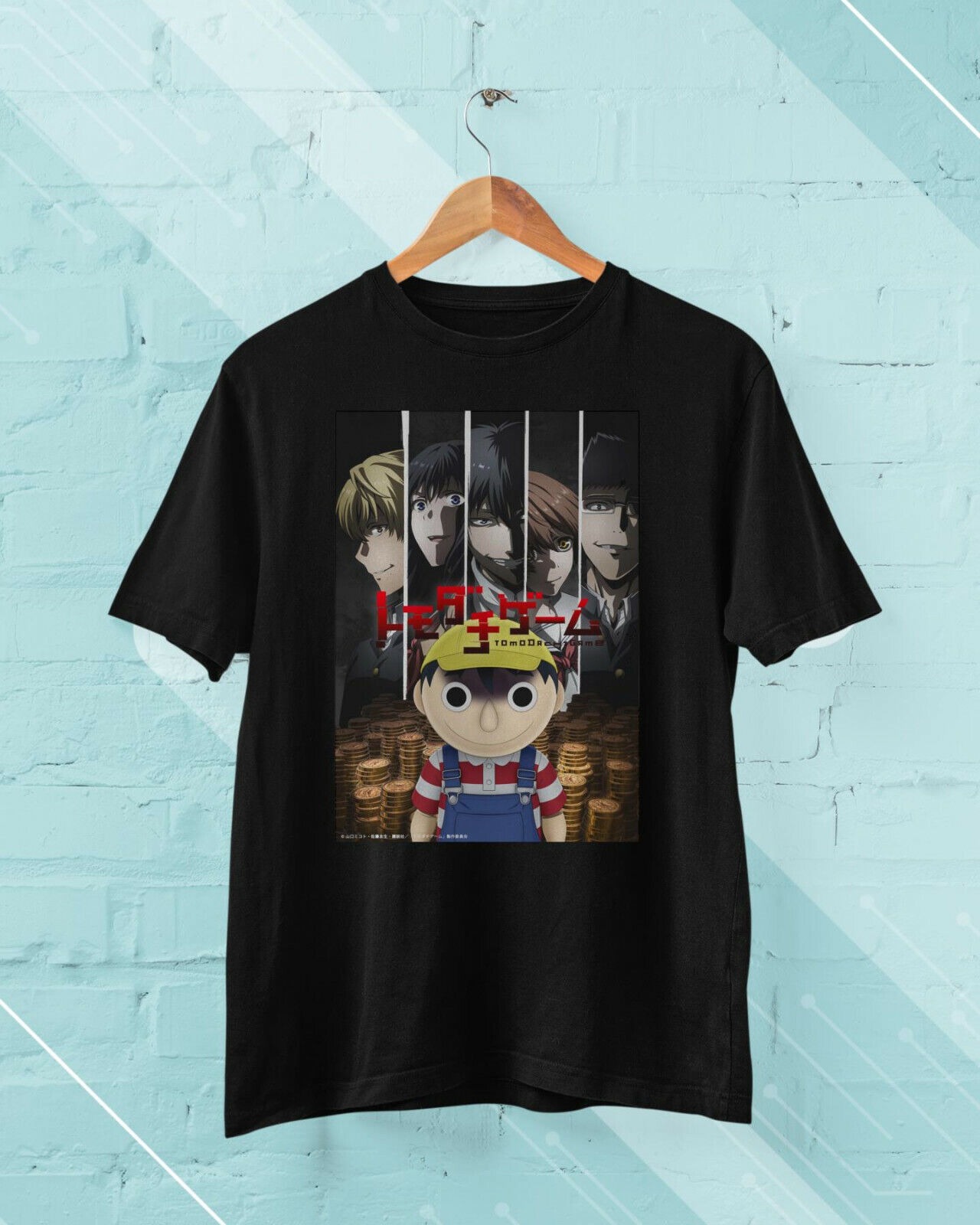 Tomodachi Game Classic Unisex Shirt, Tomodachi, yuuichi katagiri, manabu, otaku