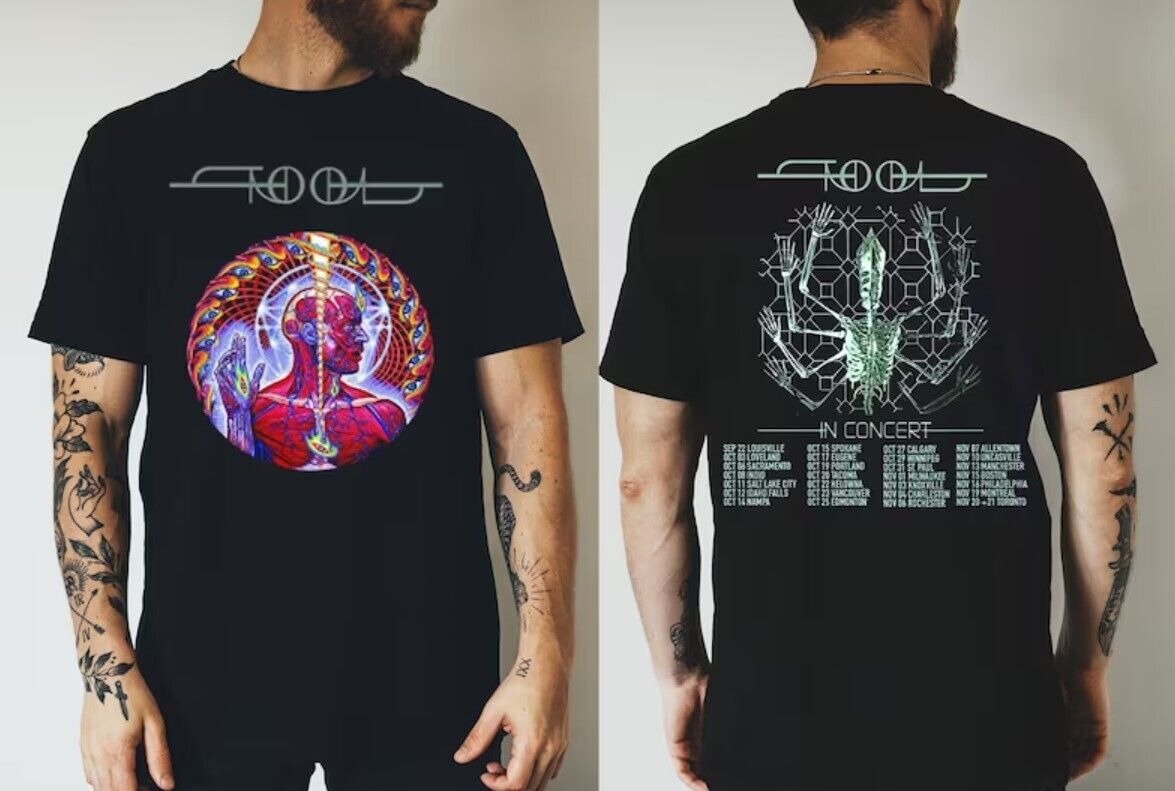 Tool Band T-Shirt, Tool Band Fan Gift, Rock Band Tool 2023 2024 Tour Shirt