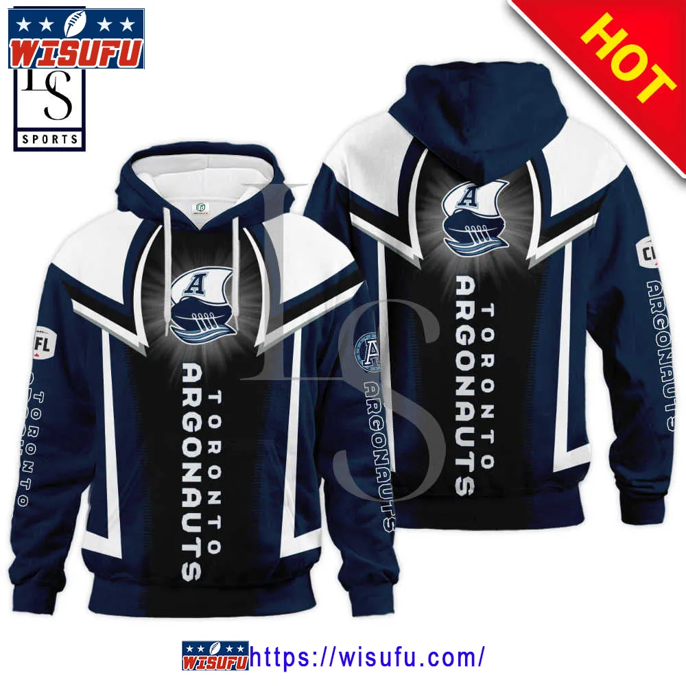 Toronto Argonauts Cfl Logo Blue Hoodie