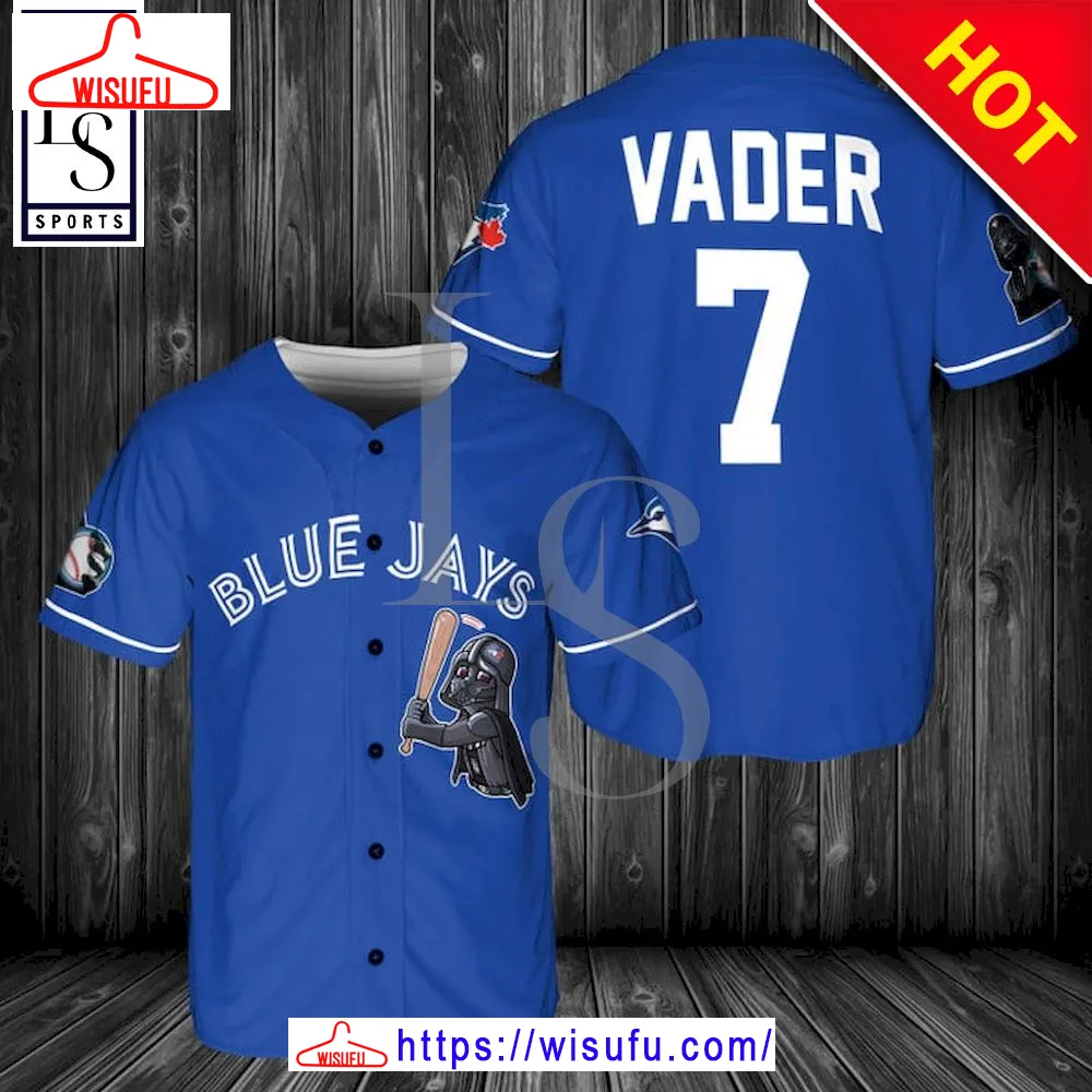 Toronto Blue Jays Darth Vader Baseball Jersey, New Fashion Gifts