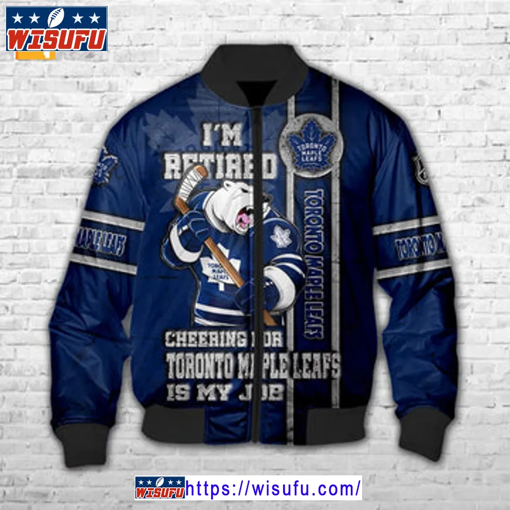 Toronto Maple Leafs I'm Retired Bomber Jacket