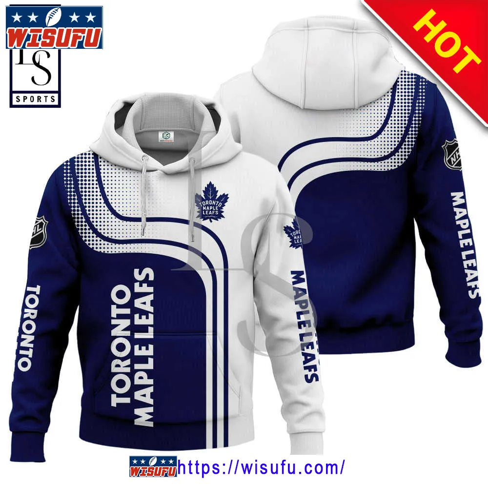 Toronto Maple Leafs NH.L Logo Dark Blue Hoodie