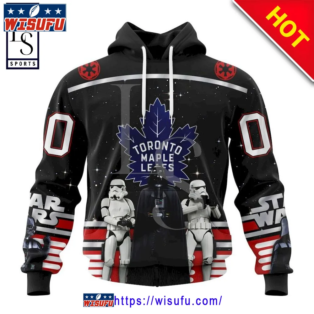 Toronto Maple Leafs Special Star Wars May The 4th Be With You Personalized Hoodie