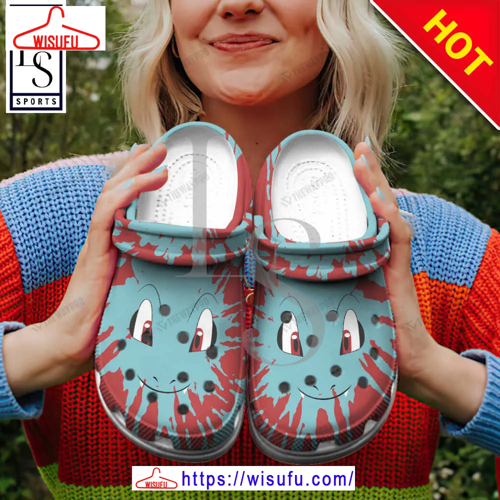 Totodile Tie Dye Face Custom Classic Clogs