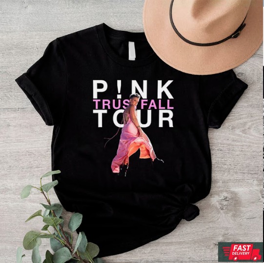 Tour 2023 Trustfall Pink Nk T-Shirt Carnival Summer Music Album Singer Concert