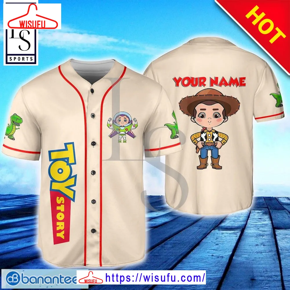 Toy Story Cute Chibi Life Style Custom Name Baseball Jersey, New Fashion Gifts