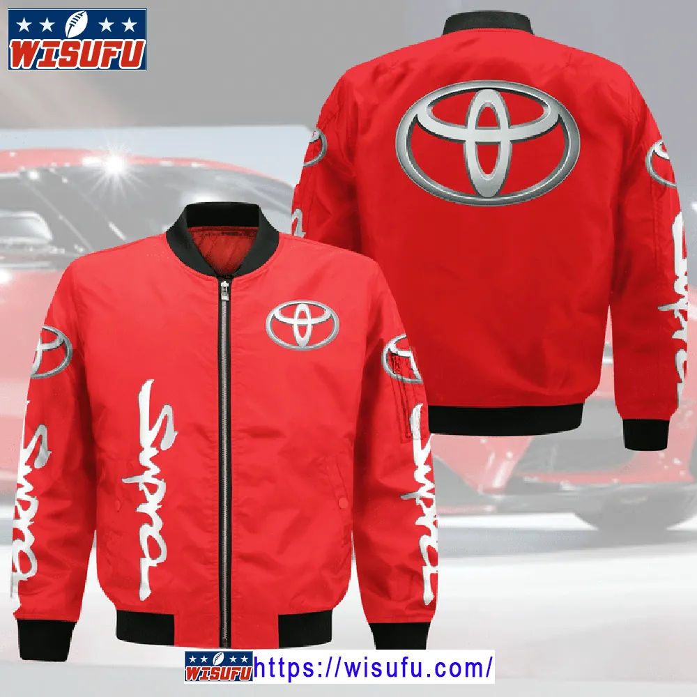 Toyota Supra Red Bomber Jacket