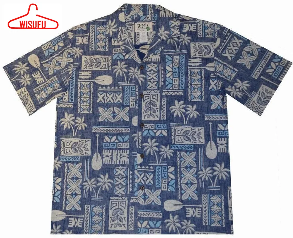 Traditional Tapa Hawaiian Shirt, New Hawaiian Holiday Outfits, New Fashion Gifts