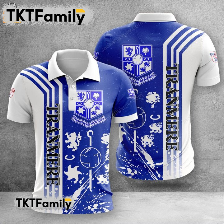 Tranmere Rovers 3D Polo Shirt TKT Familys