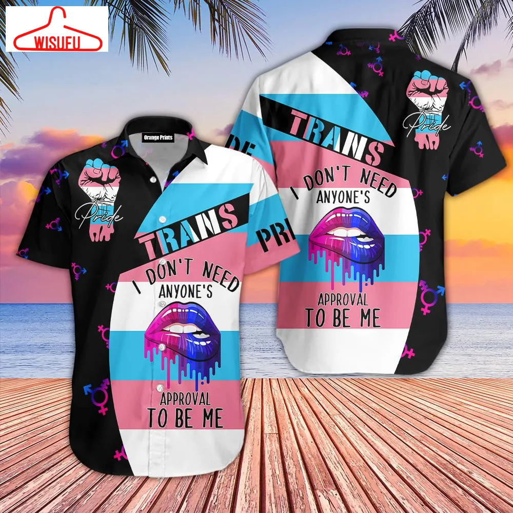 Trans Pride Sexy Lips Hawaiian Shirt - For Men & Women - New Winter Fashion Shirt Gift For Family, New Fashion Gifts Vtbl91834