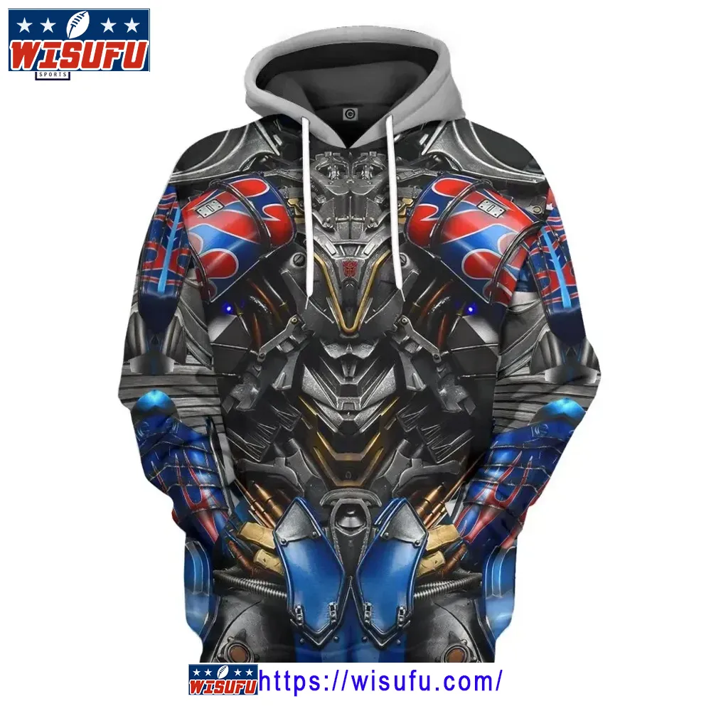 Transformer Optimus Prime 3d Hoodie