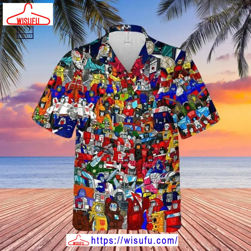 Transformers G1 Cartoon 3d Hawaiian Shirt, New Fashion Gifts