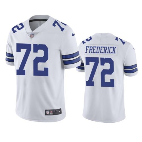 Travis Frederick 72 Dallas Cowboys White Vapor Jersey