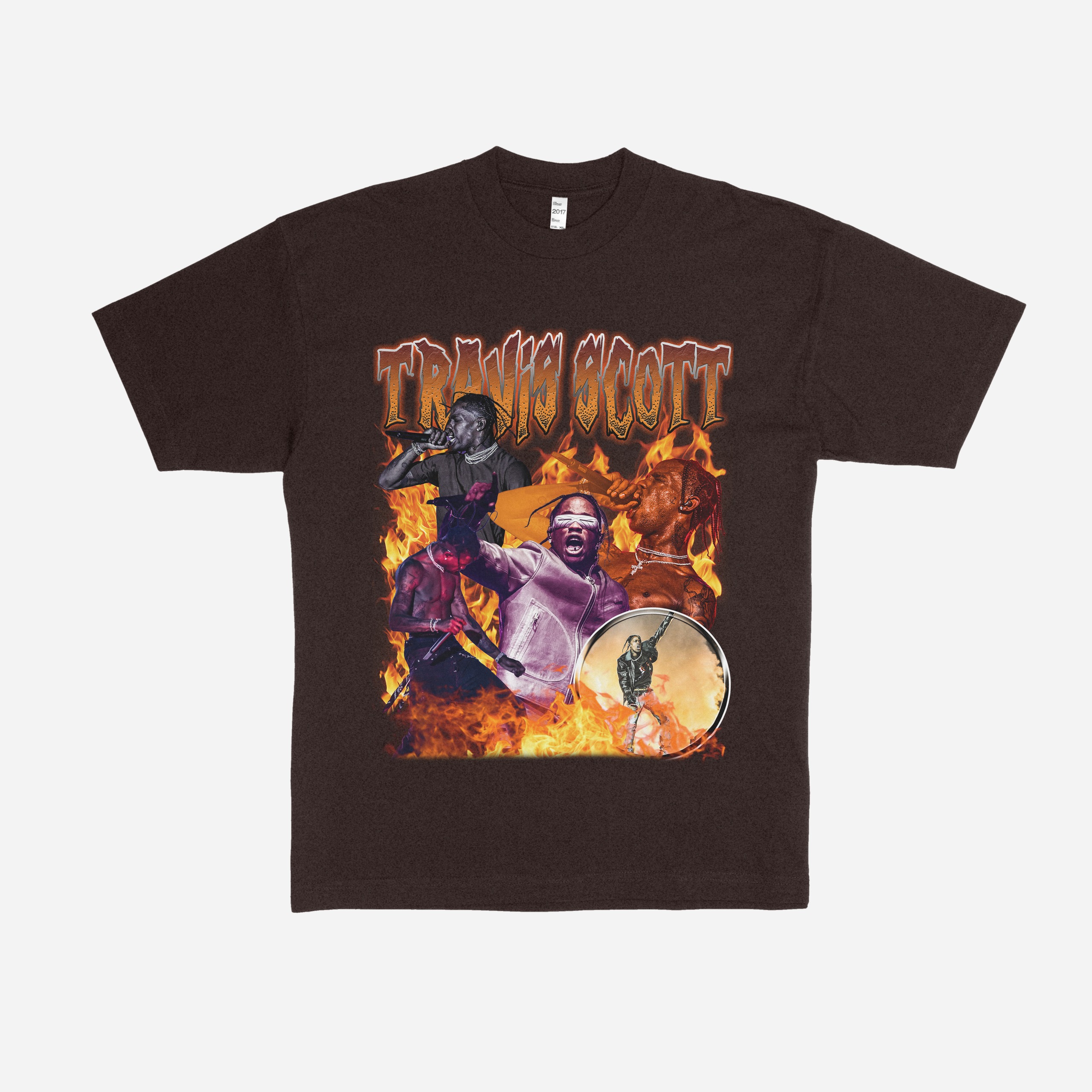 Travis Scott On Stages Vintage Graphic T-Shirt - Hot Artist