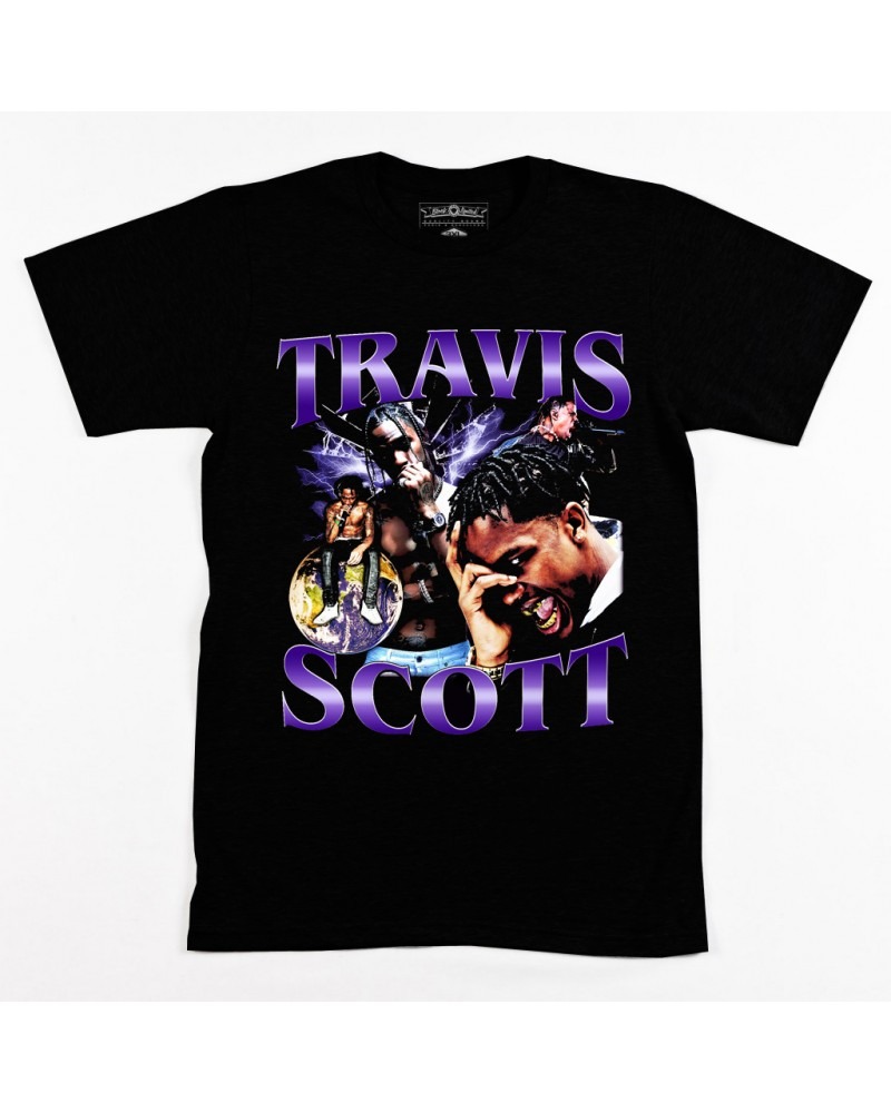 Travis Scott Worldwide Retro Tee - Black