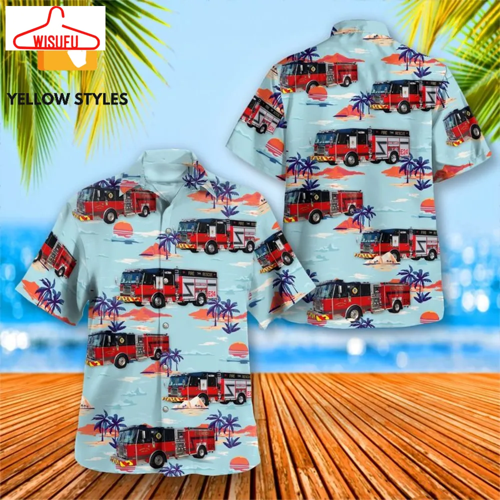 Treasure Island Fire Rescue Hawaiian Shirt, New Fashion Gifts