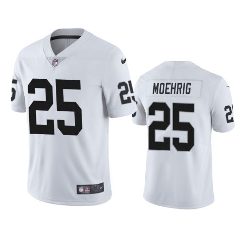 Trevon Moehrig 25 Las Vegas Raiders White Vapor Jersey