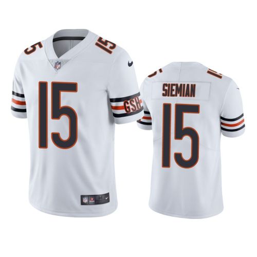 Trevor Siemian Chicago Bears White Vapor Jersey