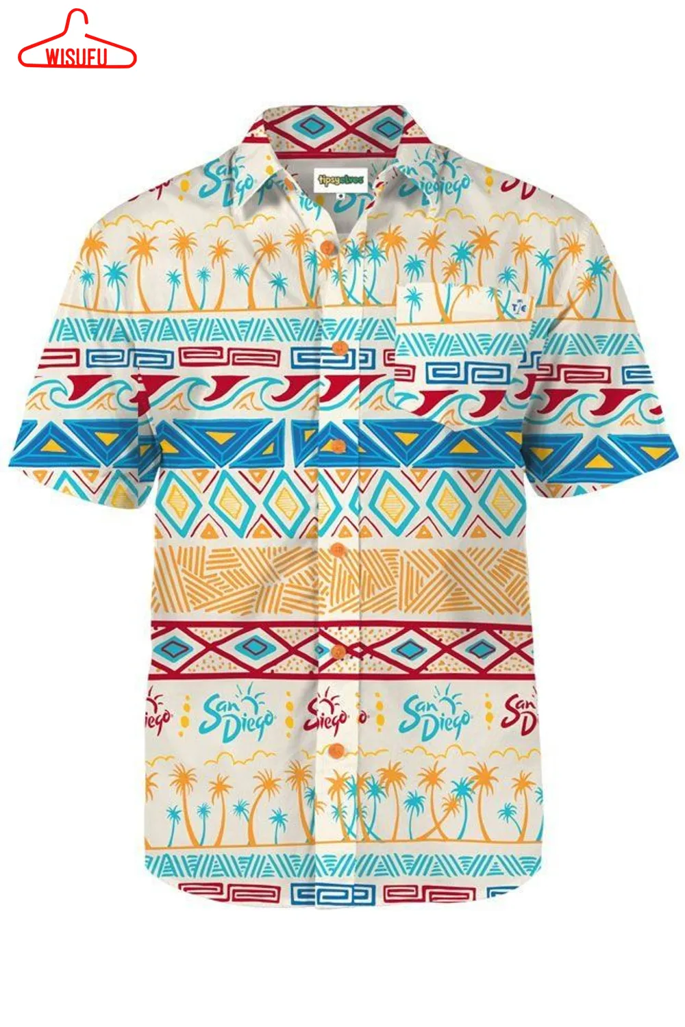 Tribal Colorful Awesome Design Hawaiian Shirt Dhc18063680, New Hawaiian Holiday Outfits, New Fashion Gifts