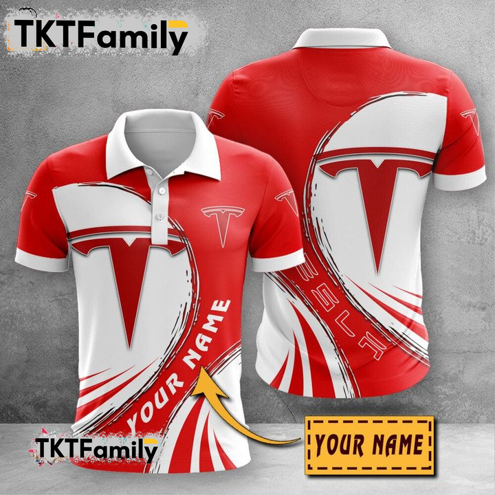 Triumph Motorcycles Custom Name 3D Polo Shirt TKT Familys