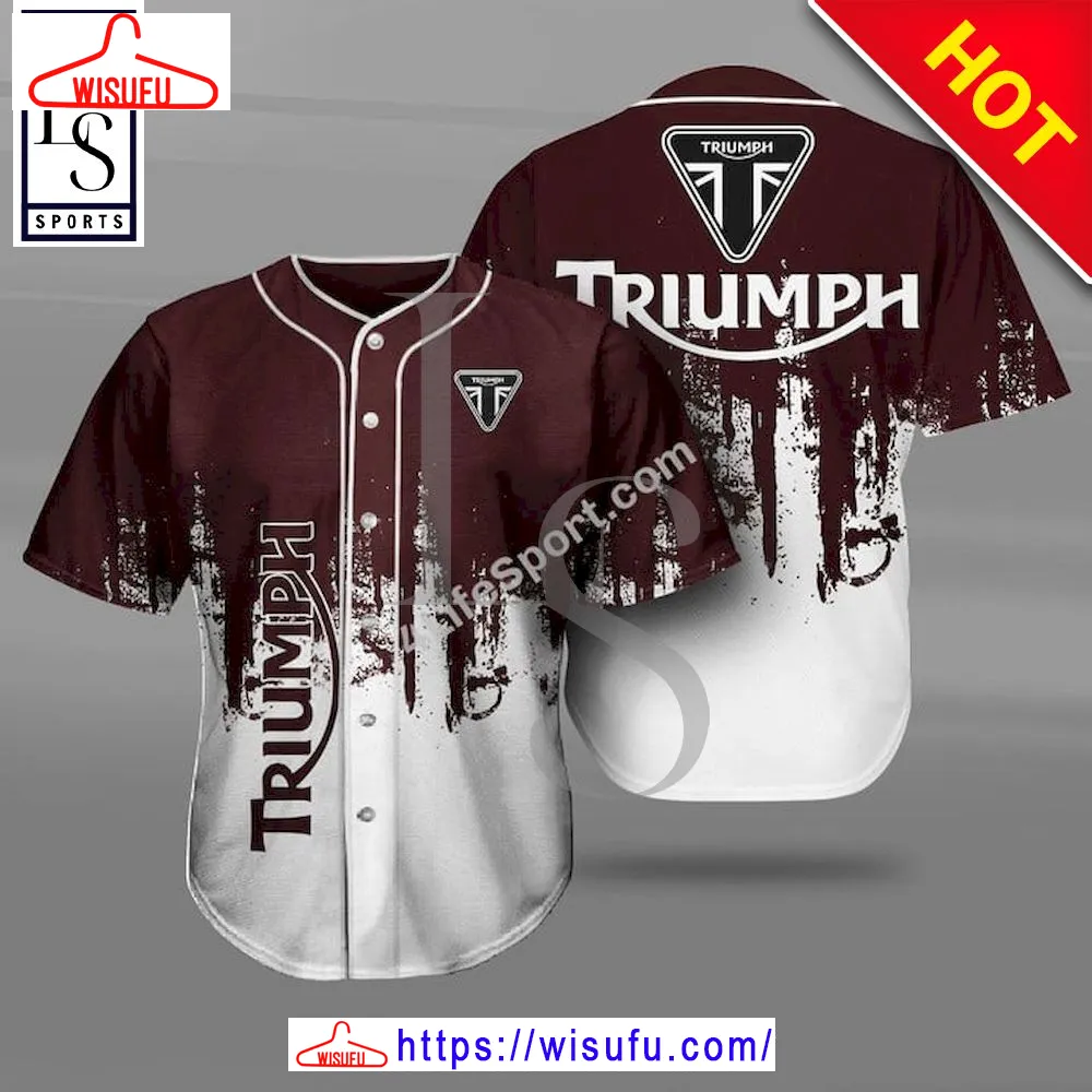 Triumph Racing Baseball Jersey 3d, New Fashion Gifts