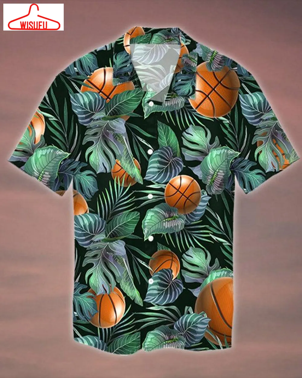 Tropical Basketball Hawaiian Shirt - For Men & Women - New Winter Fashion Shirt Gift For Family, New Fashion Gifts Vtbl89959