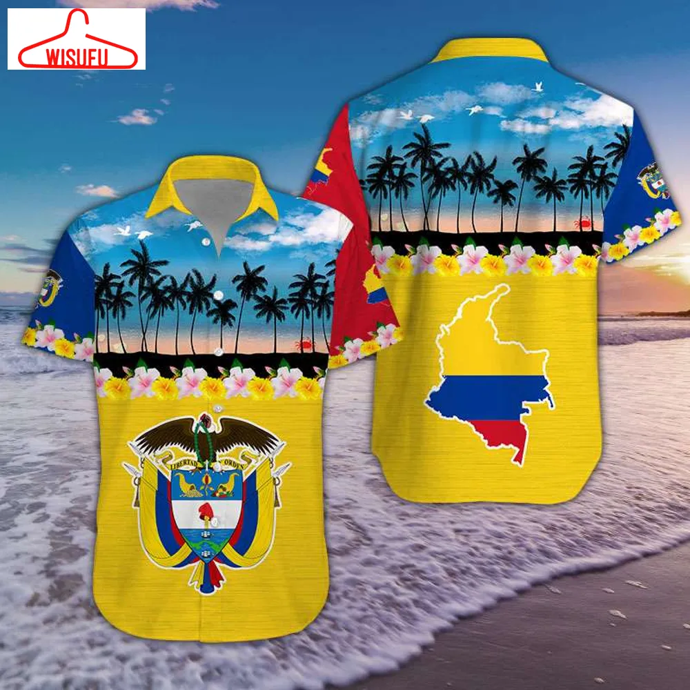 Tropical Beach Hawaiian Shirt - Unisex - Adult - Hw6683, New Hawaiian Holiday Outfits, New Fashion Gifts