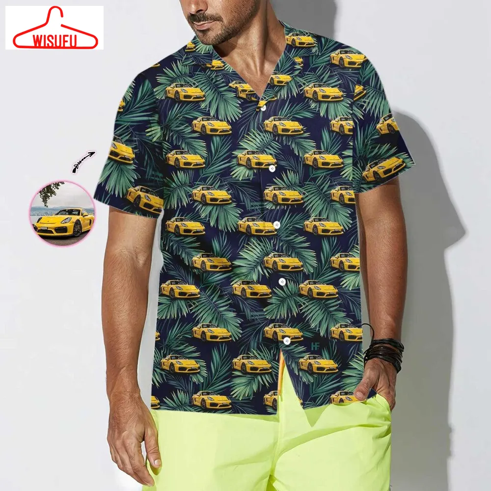 Tropical Car Custom Hawaiian Shirt - For Men & Women - New Winter Fashion Shirt Gift For Family, New Fashion Gifts