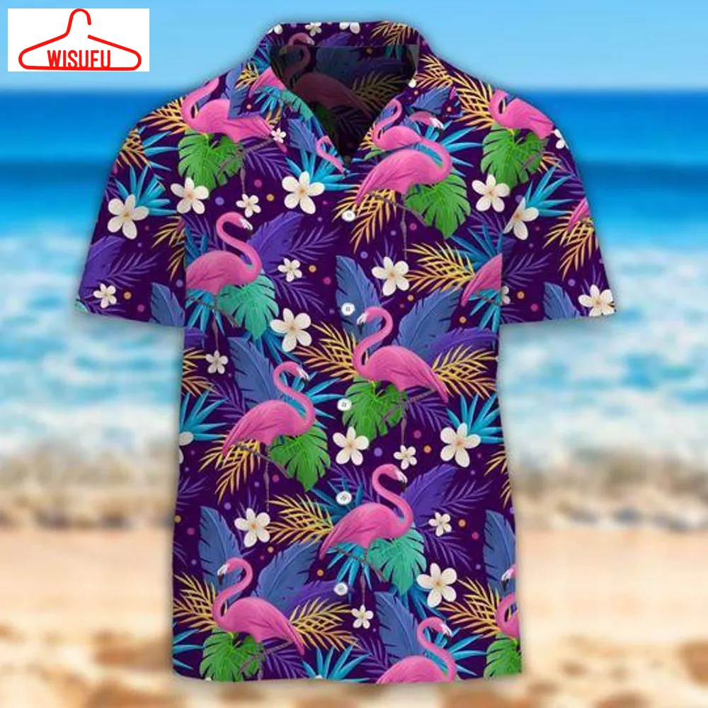 Tropical Flamingo Hawaiian Shirt