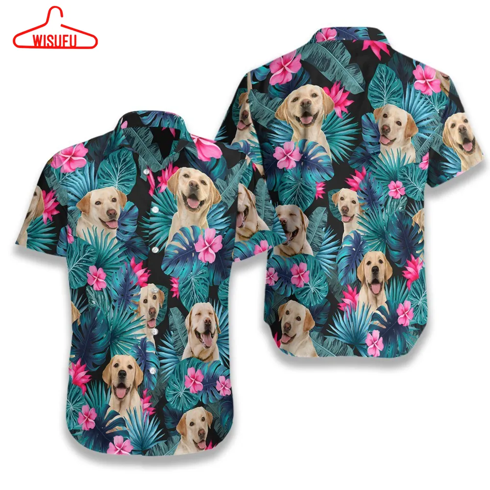 Tropical Labrador Ez08 0207 Hawaiian Shirt, New Hawaiian Holiday Outfits, New Fashion Gifts