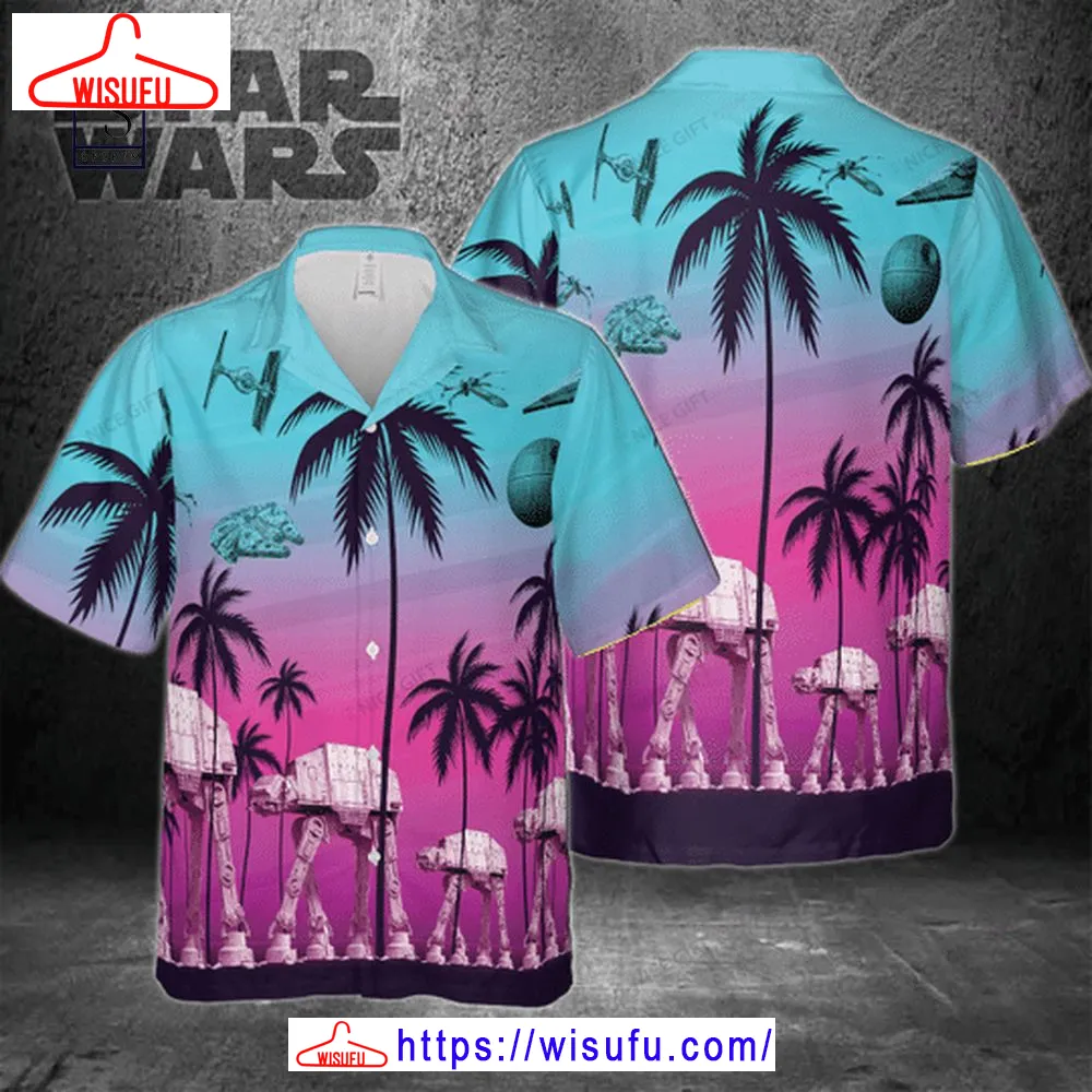 Tropical Star Wars Hawaiian Shirt, New Fashion Gifts