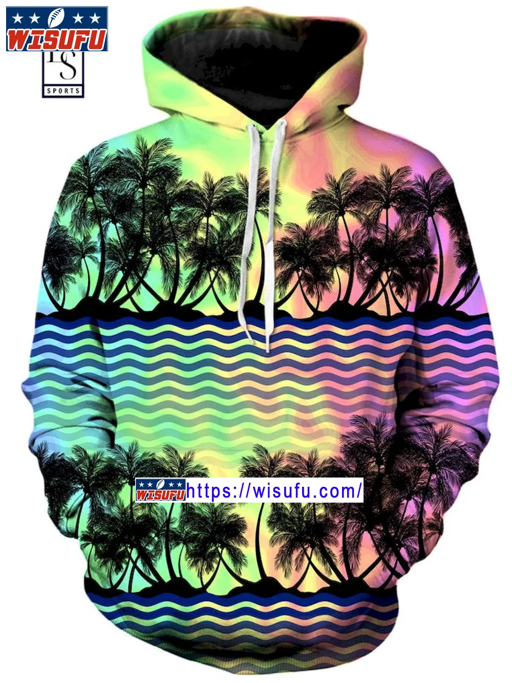 Tropical Sunset Unise-x Hoodie