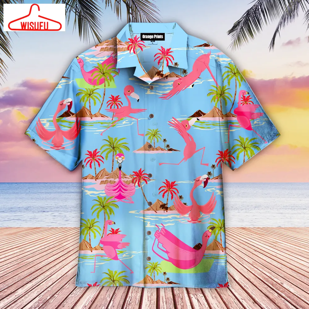 Tropical Workout Yoga Flamingo Hawaiian Shirt - For Men & Women - New Winter Fashion Shirt Gift For Family, New Fashion Gifts