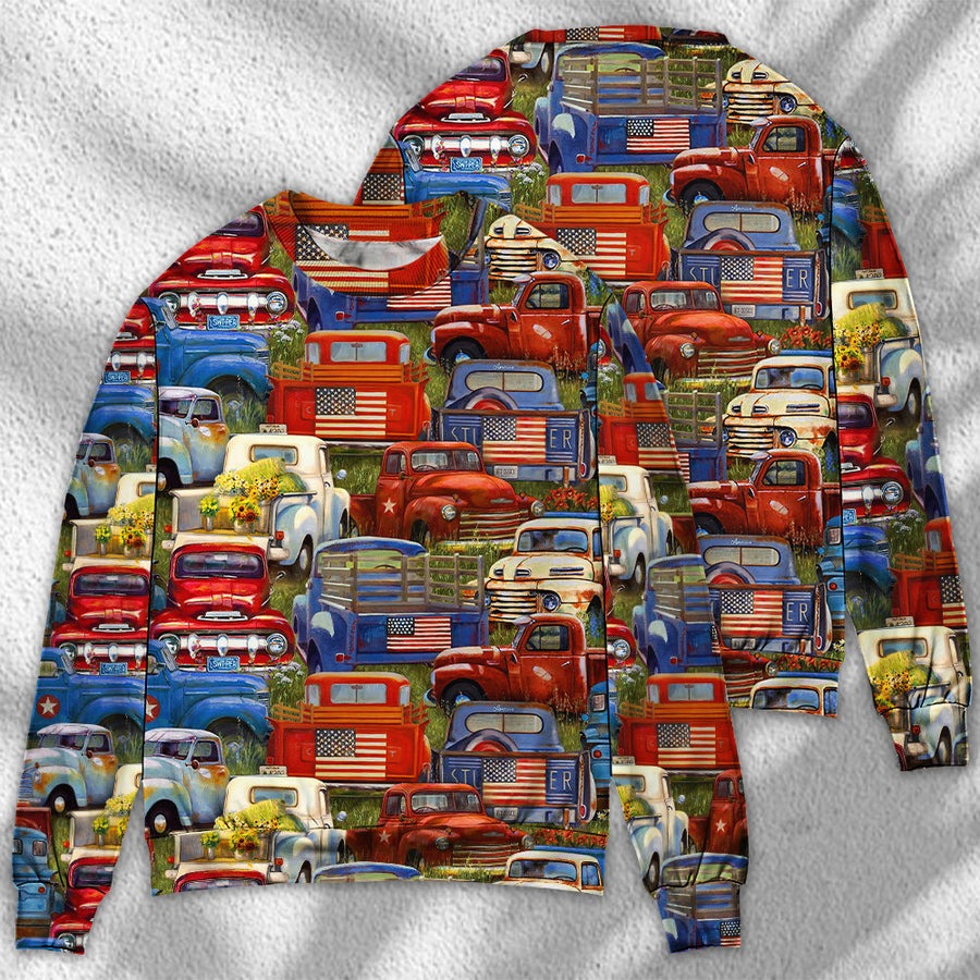 Truck Amazing Packed Trucks - Sweater - Ugly Christmas Sweaters