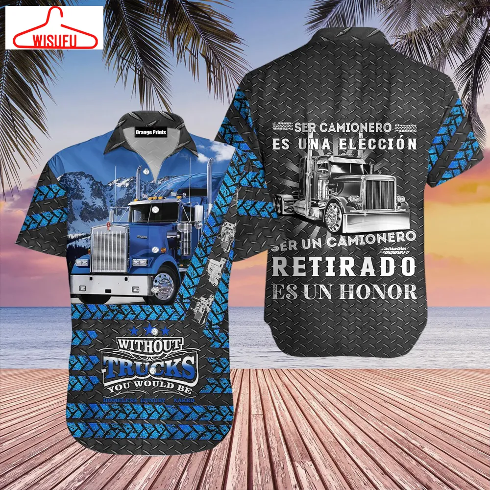 Trucker Hawaiian Shirt - For Men & Women - New Winter Fashion Shirt Gift For Family, New Fashion Gifts