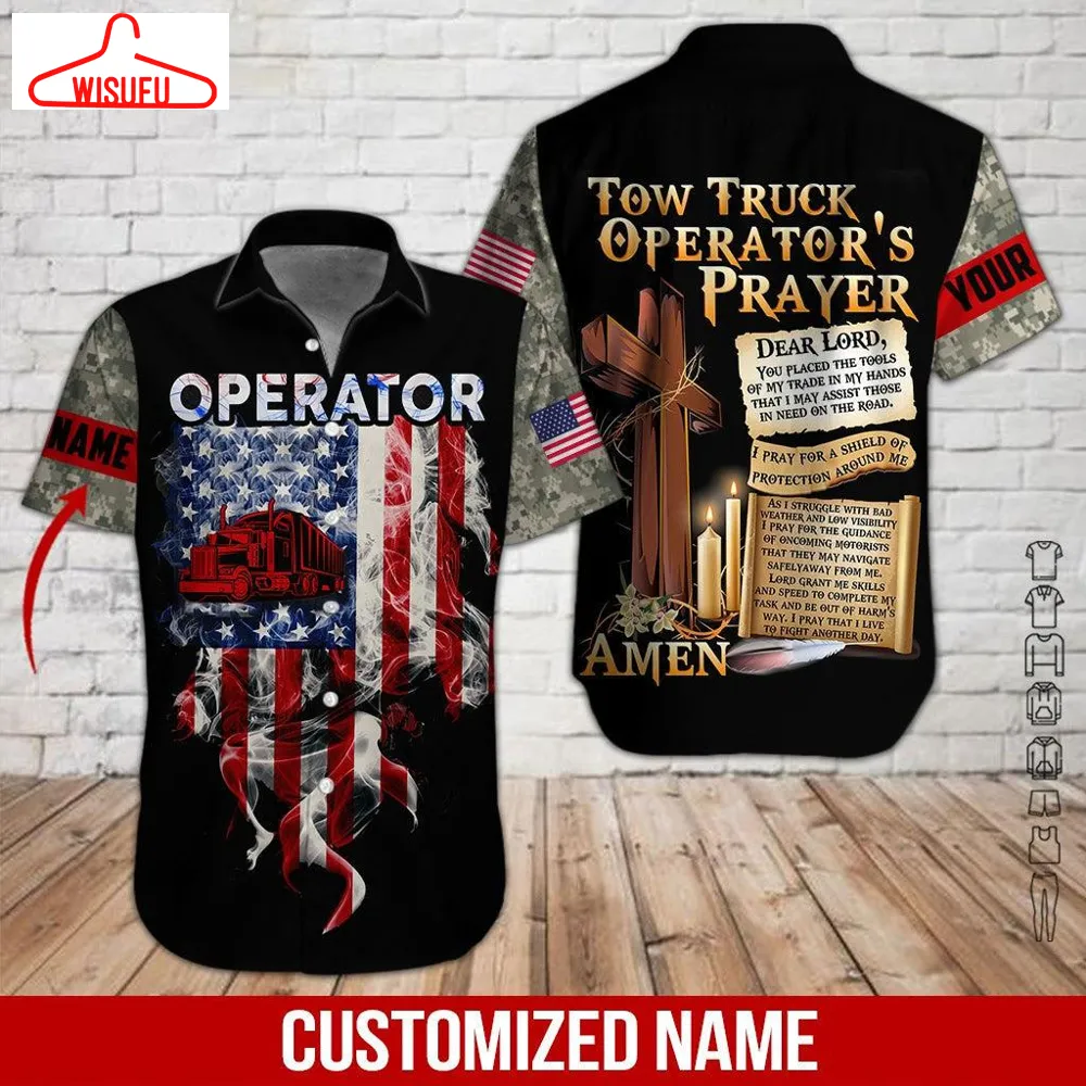 Trucker Uniform Custom Hawaiian Shirt - For Men & Women - New Winter Fashion Shirt Gift For Family, New Fashion Gifts Vtbl75551