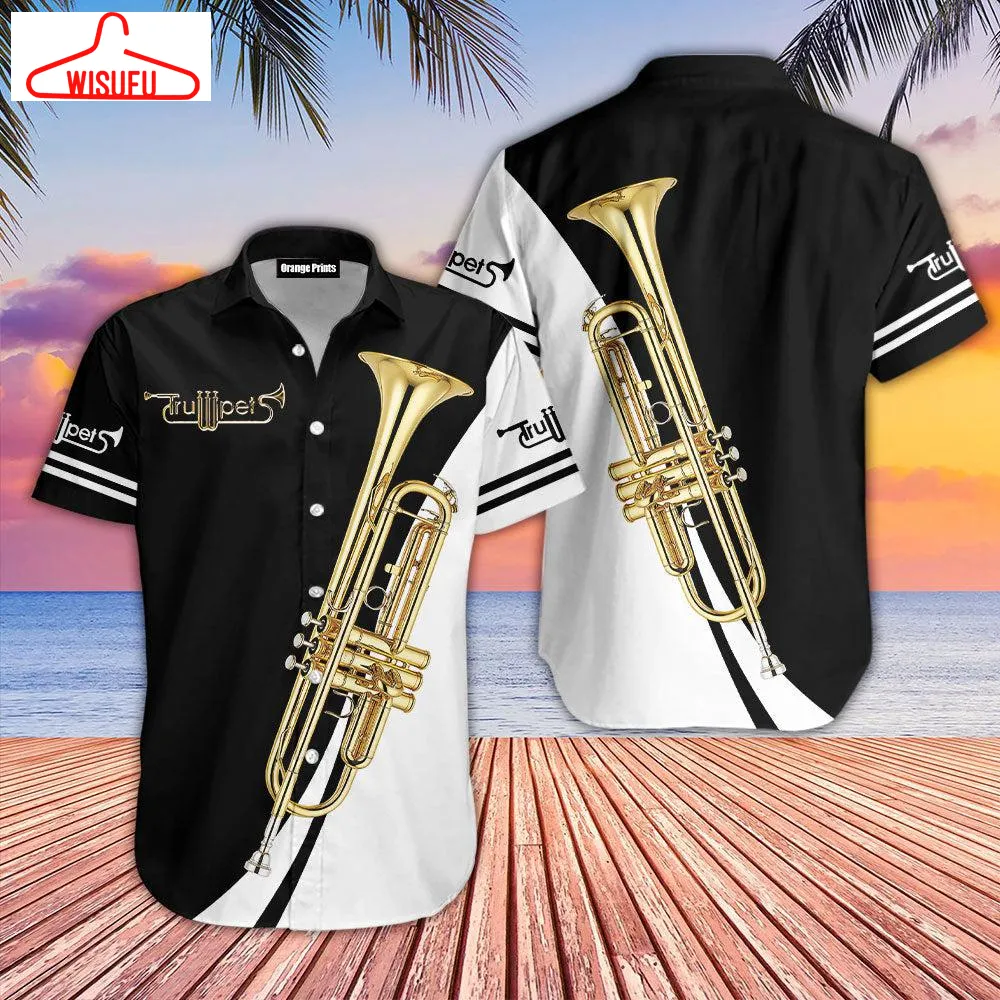 Trumpet Music Hawaiian Shirt - For Men & Women - New Winter Fashion Shirt Gift For Family, New Fashion Gifts