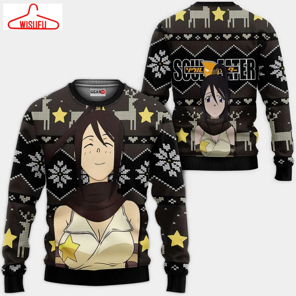 Tsubaki Nakatsukasa Ugly Christmas Sweater Anime Gifts, Anime Ugly Christmas Sweater Gift For Family