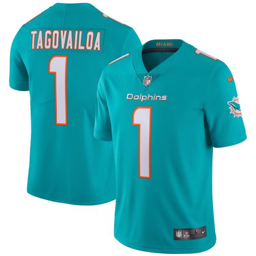 Tua Tagovailoa Miami Dolphins Vapor Jersey - Aqua Jersey