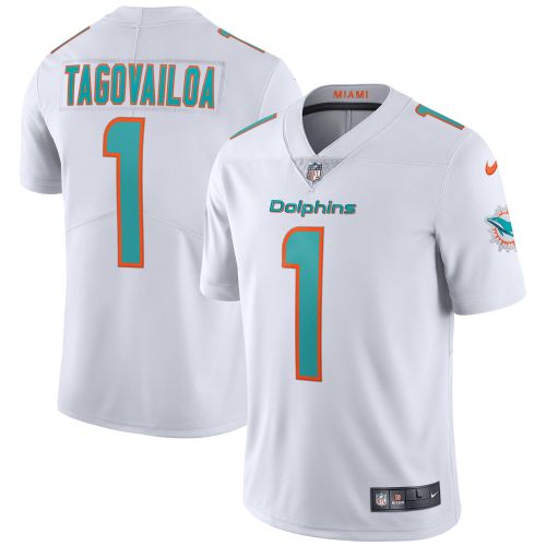 Tua Tagovailoa Miami Dolphins Vapor Jersey - White Jersey