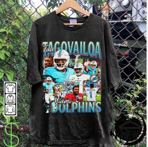 Tua Tagovailoa Vintage 90s Graphic Style T-Shirt, Tua Tagovailoa Shirt, Vintage