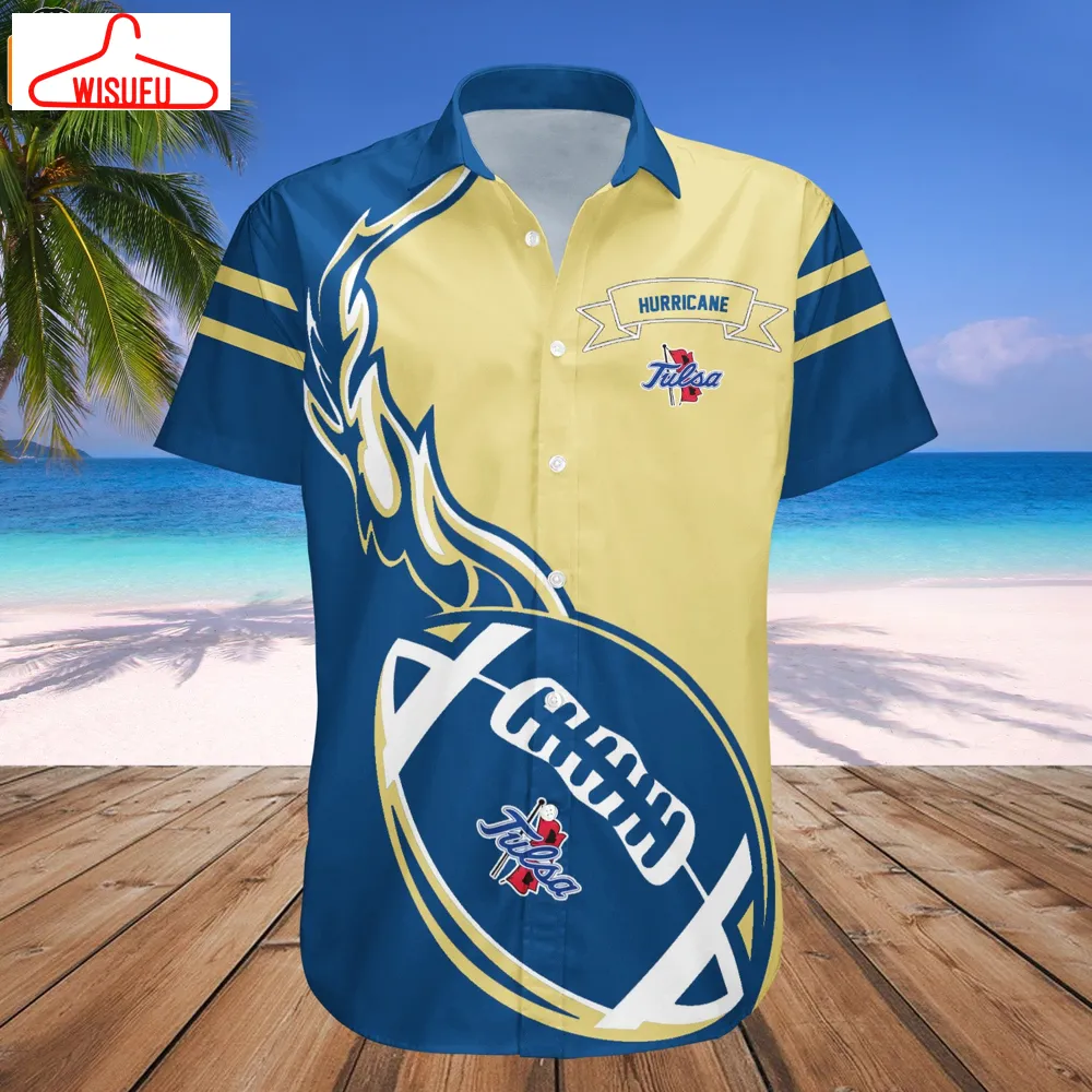 Tulsa Golden Hurricane Flame Ball Hawaiian Shirt, New Fashion Gifts