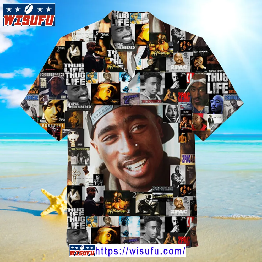 Tupac Shakur -unise-x Hawaiian Shirt Wisufu22016