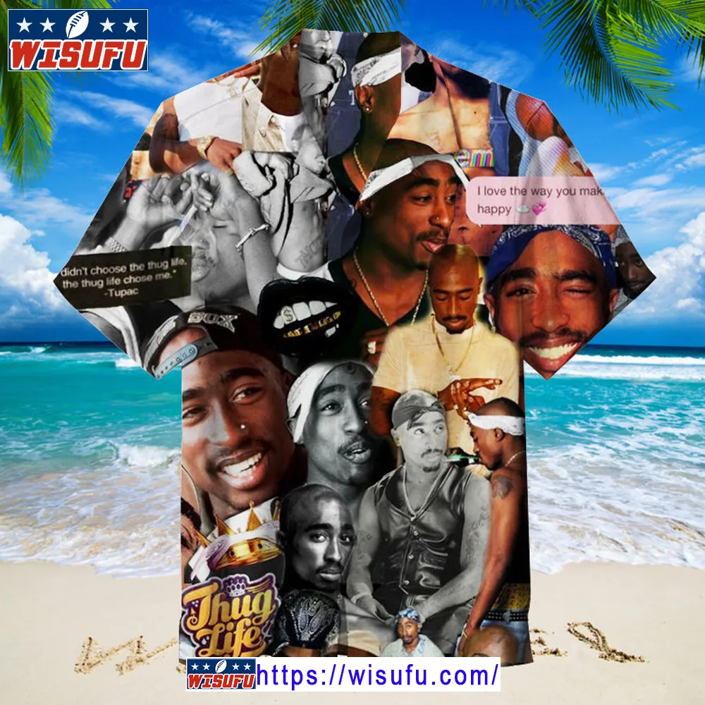 Tupac Shakur -unise-x Hawaiian Shirt