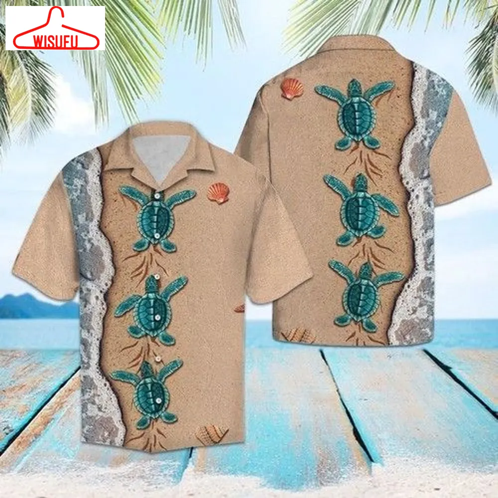 Turtle Beach Hawaiian Shirt - For Men & Women - New Winter Fashion Shirt Gift For Family, New Fashion Gifts