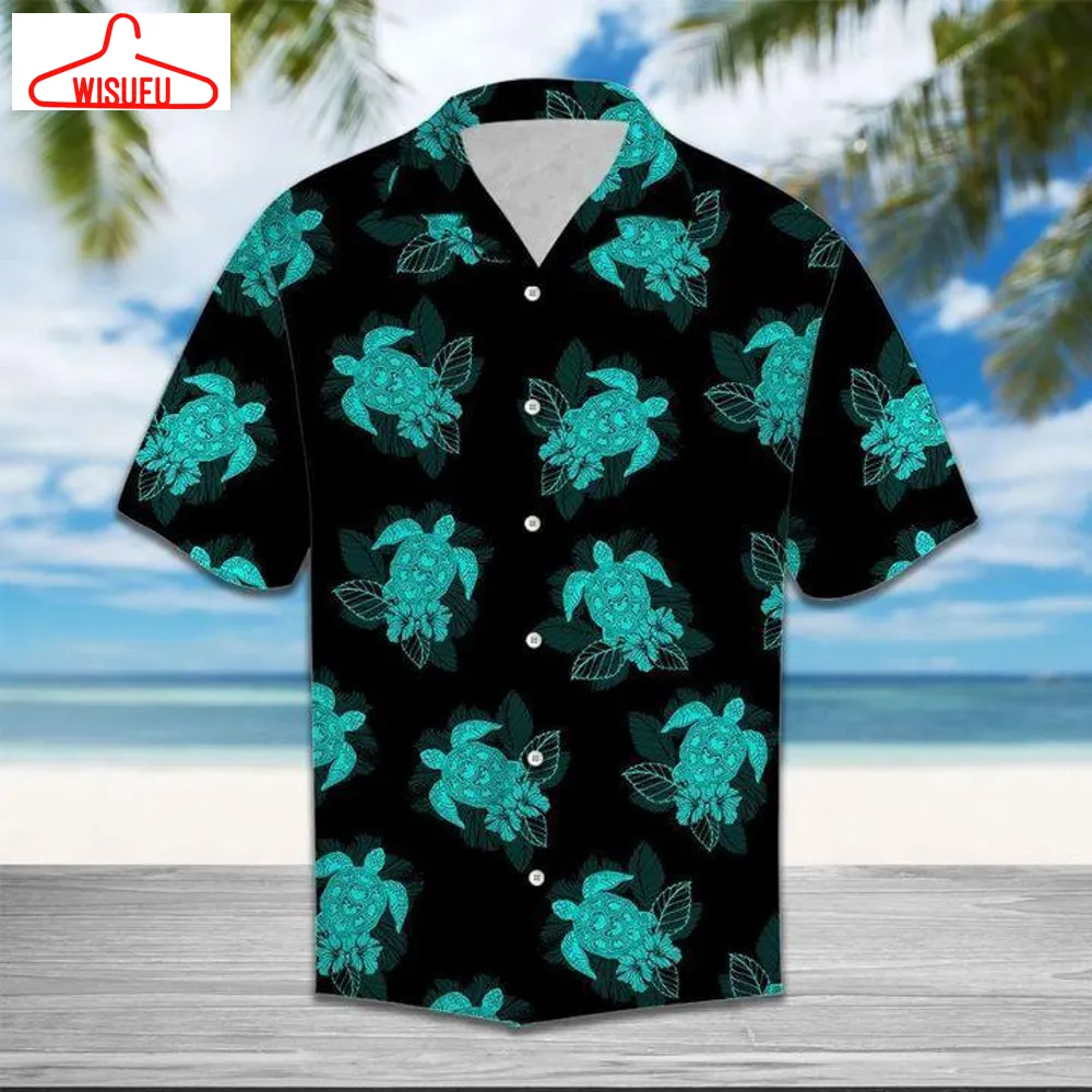 Turtle Hawaiian Shirt - For Men & Women - Adult - Hw1093, New Hawaiian Holiday Outfits, New Fashion Gifts