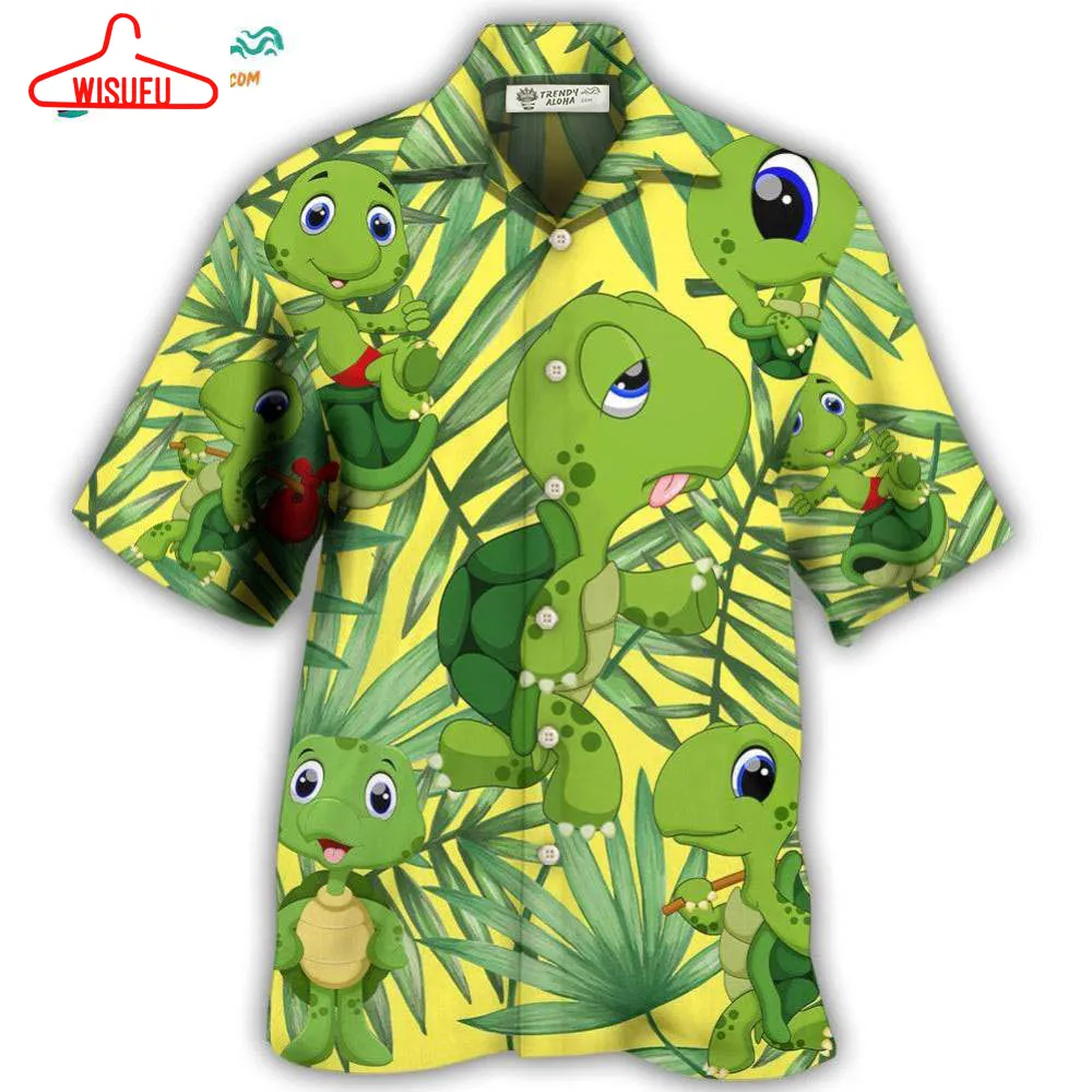 Turtle I Am A Slow Runner Hawaiian Shirt- Wisufu Aloha